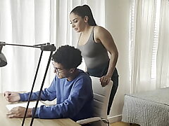Step-mother Sheena Ryder Prizes Her StepSon For Exploring