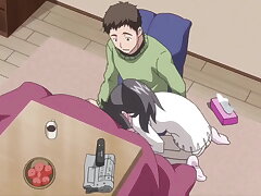 #Sexy anime porn wifey wakes up her husband with a blowjob#