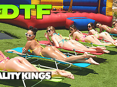 Twelve Of The Finest Pornstars In The Industry Get Together In A Yam-sized Mansion For A Molten Hump - Reality Kings