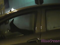 Sharing my breezy wifey with a stranger in camper in front of voyeurs in a public parking plenty of - MissCreamy