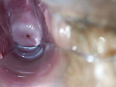 Pulsating orgasm inwards pussy